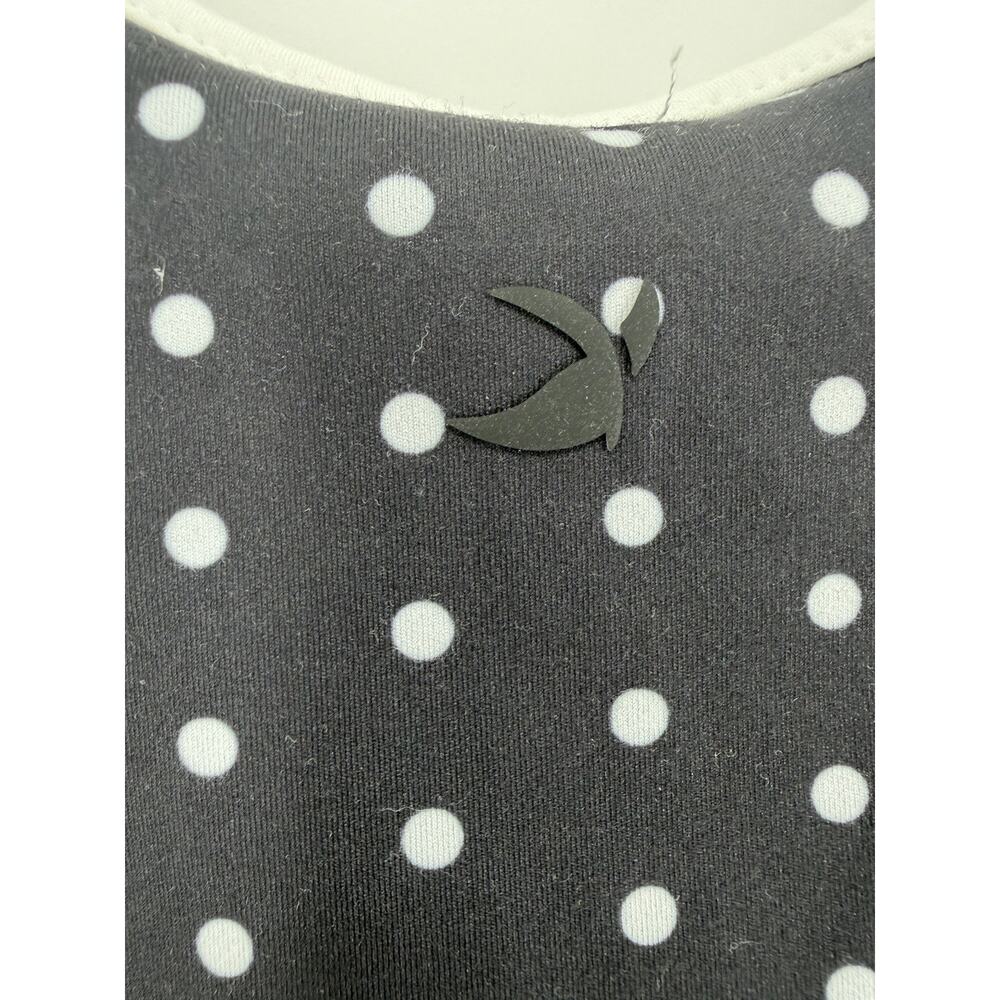 NEW Glyder Sculpt Dress Black/White Polka Dot Lined Activewear Tennis Medium - Picture 7 of 9